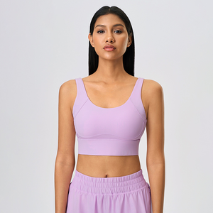 Soutien-gorge de sport pour femme, débardeur court rembourré, gilet de sport réversible pour femme, vêtement athlétique à dos profond - Product Image 3