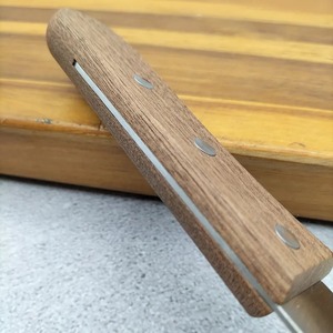 Custom Handmade Eco-Friendly Dishwasher Safe Modern Ambidextrous <b>Bread</b> <b>Knife</b> Stainless Steel Wooden Handle 9 in 3.0mm - Product Image 2