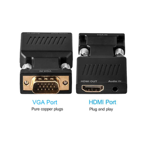 Adaptateur convertisseur VGA vers LED DC, tout neuf, câble d'extension vidéo et audio 1080P - Product Image 4