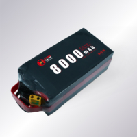 Lipo аккумулятор 25c 45,6 V 8000mAh 8Ah12S высокая скорость 25C HD производства Li-Po аккумуляторная батарея с фиксированным ветром Vtol Multirotor UAV Высокая производительность с фиксированным ветром
