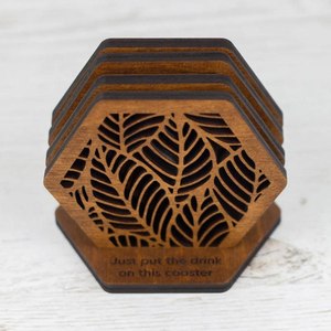Nueva Colección de Artesanía India: Posavasos de Madera Modernos y Duraderos, Personalizables, Precio al por Mayor - Product Image 6