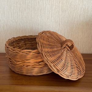 Rattan <b>kitchen</b> <b>storage</b> jar competitive price handweave jars excellent quality braided lid <b>boxes</b> - Product Image 4