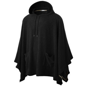 Men <b>Cape</b> Hoodie <b>Knitted</b> Printed Martial Winter Autumn Factory Direct Low MOQ Worldwide Shipping Quality Custom Size Fit - Product Image 5