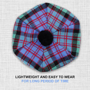 Chapeau écossais en laine de clan avec pompon, style Tam o' Shanter, motif tartan ancien du clan Macdonald, casquette personnalisée des Highlands - Product Image 6