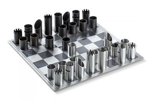 Piezas de Ajedrez Metálicas Modernas, Elegantes, Venta al por Mayor, Diseño Premium, Juego de Estrategia de Lujo Contemporáneo - Product Image 3