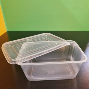 Factory direct sale Disposable Rectangle Shape <b>Plastic</b> <b>Box</b> 550ml 650ml 750ml 1000ml for Food/Fruit/Salad With Lid Transparent - Product Image 1