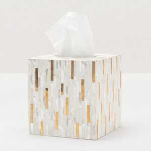 Caja de pañuelos cuadrada de madera ecológica, dispensador de pañuelos faciales tallado de lujo, estuche decorativo para servilletas de papel para hotel - Product Image 2