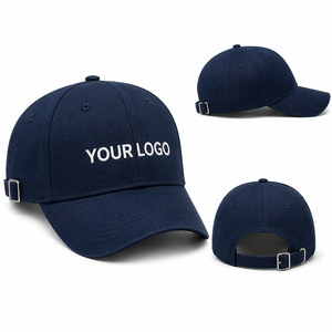 Gorra de Béisbol con Bloques de Color y Logotipo Personalizado, Etiqueta Privada, Cierre de Hebilla Metálica, Unisex para Adultos y Jóvenes, Casual, 100% Lona - Product Image 1