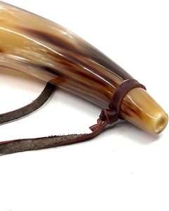 Elegante Cuerno Vikingo de Cuerno de Búfalo Natural Pulido, Estilo Romántico, para Ceremonias Religiosas, Pieza Decorativa para Vikingos - Product Image 6