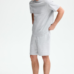 T-shirt en coton surdimensionné pour homme, 100 % coton, coupe ample, épaules tombantes, manches courtes, style streetwear décontracté, vierge, grammage lourd - Product Image 3