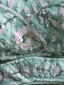 Luxury Mint <b>Green</b> Floral Lehenga Choli Women | Indian Wedding Bridal Party Wear Bollywood Style Floor-Length Soft <b>Net</b> Quick Dry - Product Image 6