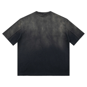 Customized Logo Heavyweight 100% Pure Cotton <b>Box</b> T-Shirt for Men Extra Large Size Shoulder <b>Drop</b> Silk Screen Printing Over-sized - Product Image 1