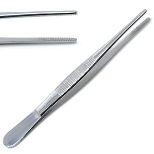 Pince chirurgicale standard à pointe dentelée de 14 cm, en acier inoxydable, instrument OEM certifié CE, vente chaude - Product Image 1