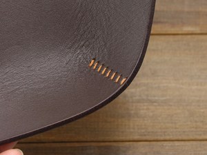 Full Grain Genuine Leather Foldable Protection Tray Top Tier Cowhide Desktop Storage Organizer Custom Wholesale GLTY-0101 - Product Image 4