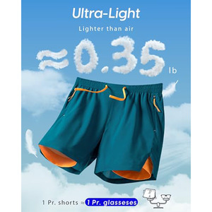 Shorts de jogging et de survêtement en gros, personnalisables avec logo, shorts streetwear vierges pour hommes, shorts de plage à taille élastique sur mesure – Offre Spéciale - Product Image 5