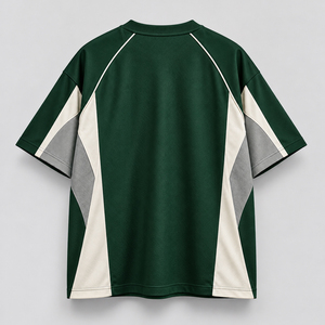 เสื้อฟุตบอลผู้ชายหมายเลข 23 สีสันตัดกัน แขนสั้น ทรงหลวม เสื้อกีฬาแนวเรโทร สตรีทแวร์ เสื้อยืดกีฬาแบบสั่งทำ - Product Image 3