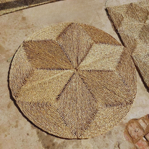 Alfombra de Jacinto de Agua Hecha a Mano, Ecológica y Duradera, Tapete Tejido Natural para Sala de Estar, Dormitorio, Hogar, Hotel, Uso Diario, Comodidad - Product Image 3