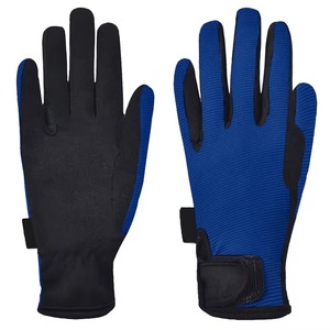 Unisex Cabretta Leather Equestrian Gloves UV Protection Touchscreen Compatible <b>Comfy</b> Soft Customized Winter Horse Riding Good - Product Image 1