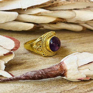 High Demand Brass <b>Ring</b> Vintage 18k Gold Plated Bohemia Tribal <b>Ring</b> <b>Chunky</b> Statement Handmade Wholesale <b>Ring</b> For Women - Product Image 5