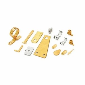 Componente de Latón Sólido sin Recubrimiento, Aspecto Metálico Puro, Lámina de Latón para Base de Manija de Puerta, Componentes de Latón Ecológicos - Product Image 3