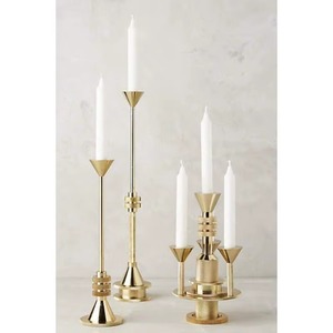 Portavelas de acero inoxidable de calidad garantizada con un acabado elegante que agrega un toque de lujo y sofisticación a las mesas de comedor. - Product Image 4