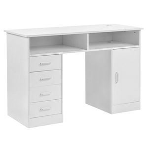 Modern P2 15MM Chipboard Computer Desk General Style in White - Product Image 5