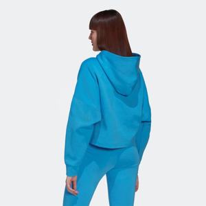 Sweat-shirt à capuche décontracté pour femme, coupe ample, 100 % coton, couleur personnalisable, hiver - Product Image 2