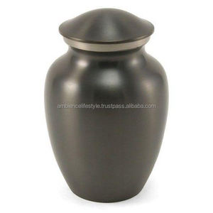 Urne funéraire en aluminium coulé de vente chaude urnes funéraires commémoratives pour animaux de compagnie pour chiens et chats cendres par Ambience Lifestyle - Product Image 4