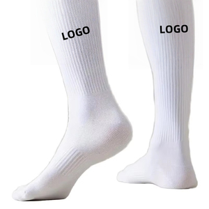 Chaussettes courtes pour hommes en coton/élasthanne/nylon blanc, respirantes, tricotées, sans couture, avec logo discret au bas, style décontracté, antidérapantes, écologiques - Product Image 3