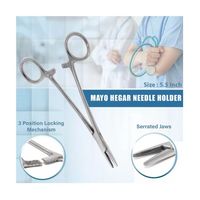 Kit de Suture Manuelle pour Chirurgie Mineure en Acier Inoxydable Ametrine Surgical AS-786, 13 Pièces, Boîte à Instruments, CE Classe I, Garantie 1 An, Facile à Utiliser