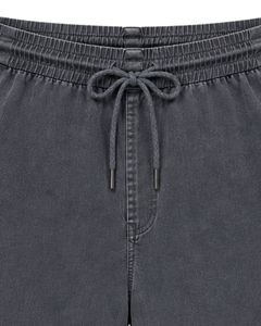 Shorts de bain pour hommes personnalisés gris anthracite, séchage rapide, taille élastique avec cordon de serrage, décontractés pour la plage et les vacances - Product Image 3
