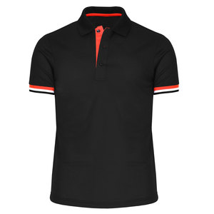 Chemise en jersey d'été personnalisée à séchage rapide pour hommes, motif uni décontracté, respirante, 100 % coton, anti-plis, vente en gros - Product Image 1