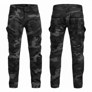 Apparel Uniform <b>Camouflage</b> Custom Design Pattern <b>Cargo</b> Pants Unisex Premium Quality Slim Fitted Breathable Protective Pants - Product Image 2