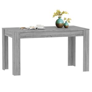 Table à manger en bois d'ingénierie Sonoma, couleur gris, 55,1 x 29,3 x 29,9 pouces - Product Image 6