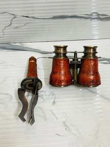 Binoculares Vintage de Latón con Soporte: Telescopio Náutico Marítimo - Product Image 5