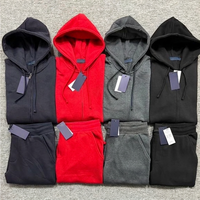 Polo personnalisé pour homme, hiver, faible MOQ, coupe simple, polaire, grande taille, streetwear, survêtement, coupe ajustée, haute qualité, jogging