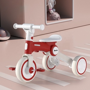 Nuevo <span class=keywords><strong>Triciclo</strong></span> para Bebés 3 en 1, Estilo Popular y Económico, para Niños de 1 a 6 Años, Unisex, Plegable con <span class=keywords><strong>un</strong></span> Clic, Ligero - Product Image 4