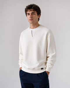 Sudadera Nueva para Hombre, Cuello Redondo, 100% Algodón, Transpirable, Ecológica, Invierno, Manga Larga, con Bolsillo, Casual, OEM - Product Image 1
