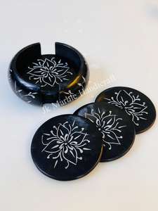 Juego de 6 Posavasos de Piedra Jabonera con Aspecto de Mármol, Venta al por Mayor, Mejor Precio Disponible Aquí, Pieza de Buena Calidad - Product Image 6