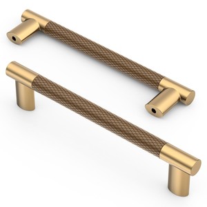 Brass Mesh Cabinet Handles Wholesale | Modern <b>Drawer</b> <b>Pulls</b> India - Product Image 1