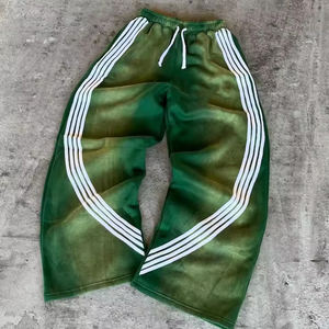 Pantalones de Hombre de Cintura Alta con Corte Acampanado, Pantalones de Campana Bordados Personalizables, Atuendo de Moda para Ocasiones Casuales y Formales - Product Image 4