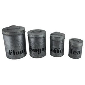 Boîte de rangement carrée en acier galvanisé pour sucre, thé, café, pour la cuisine, ensemble de boîtes décoratives avec couvercle pour la table - Product Image 3