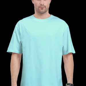 Streetwear Men's Cotton T-Shirt Supplier Oversized Vintage <b>Wash</b> Drop Shoulder DTG Printing Breathable Eco-Friendly Low MOQ - Product Image 2