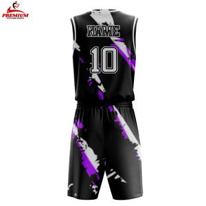 Maillots de basket-ball d'été personnalisés en sublimation 100% polyester de haute qualité - Tissu en maille respirant à séchage rapide, vente en gros - Product Image 2