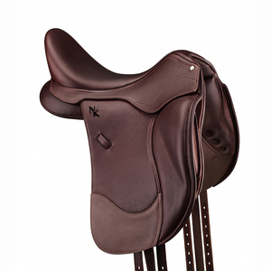 Professional <b>Soft</b> Natural Leather Equestrian Equipment Custom Made Dressage Saddle English Wood Tree Pakistan - Product Image 1