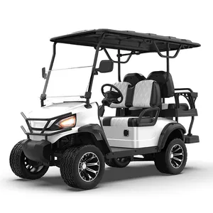 4 Seater 72v Lithium Battery 6 Passenger Electric Off Road Golf Cart With Long Battery For Sale