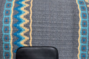 Haute qualité 100% coton et toile Dressage selle Contour Pad 1/2 pouces gris laine feutre Western taille personnalisée confortable - Product Image 4