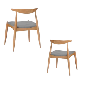 เก้าอี้เฟอร์นิเจอร์ไม้สักหรูหราพร้อมการออกแบบที่ทันสมัยพร้อมโฟมนุ่มๆสำหรับร้านกาแฟโรงแรมบ้าน - Product Image 1