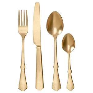 Ensemble de couverts en métal durable, de haute qualité, en acier inoxydable, fourchette, cuillère, couteau, pour la maison et les restaurants - Product Image 6