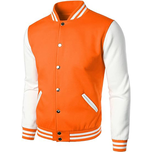 Baseballs Jackets New Fashion Casual Quality Patchwork Button Sports Coat Women <b>Men</b> Team Varsity Jacket Custom - Product Image 2